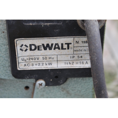 12 - DEWALT DW3401 BANDSAW  NO  VAT