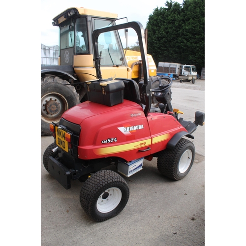 202 - SHIBAURA CM374 AUTO HI SPEED 4 WHEEL DRIVE MOWER + VAT