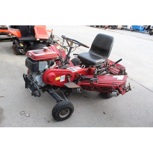 204 - BARONES LM1800 RIDE ON GANG MOWER WITH SUBARU ENGINE + VAT