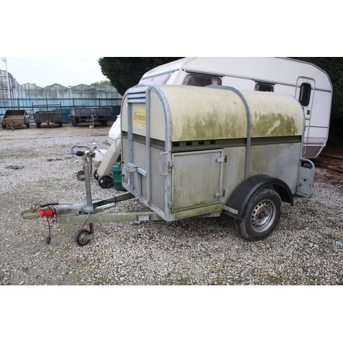 213 - A BATESON CALF TRAILER SINGLE AXLE NO VAT