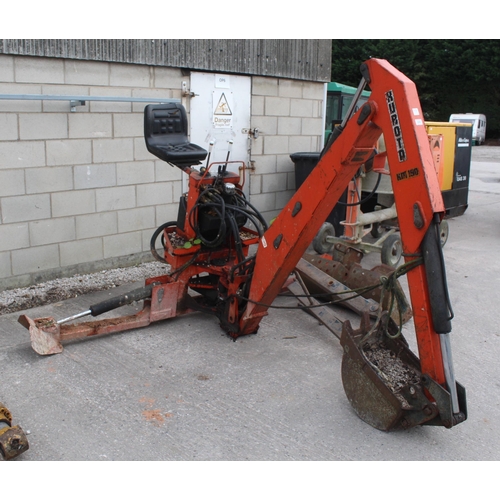 219 - KUBOTA HM190 BACK ACTOR  WITH 3 BUCKETS NO VAT