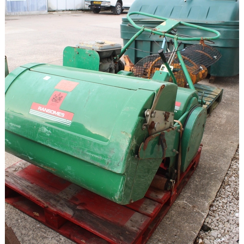 237 - RANSOMES MASTIFF 91 MOWER WITH A KUBOTA GS300 ENGINE + VAT