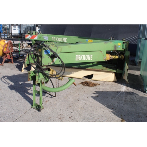 252 - KRONE MOWER WORKING WHEN USED LAST YEAR UNUSED 2023 + VAT