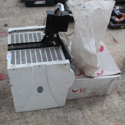 371 - AIR CON UNIT, CABLE, WIRE TENSIONERS  + VAT