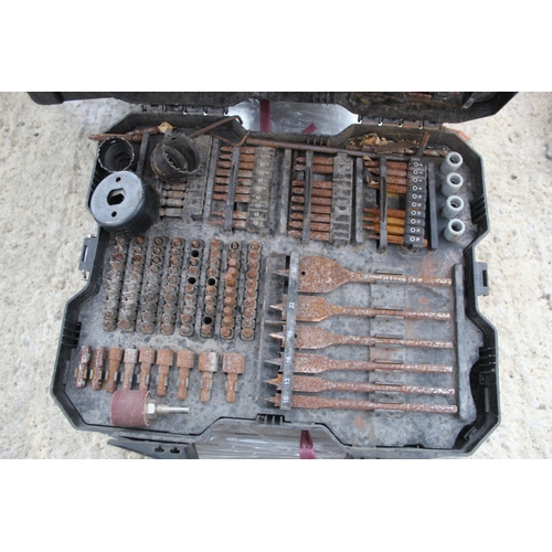 379 - CORDLESS DRILL , DRILL BITS ETC.  + VAT