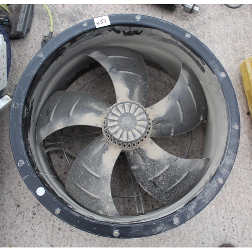 451 - SINGLE PHASE EXTENSION FAN  NO VAT