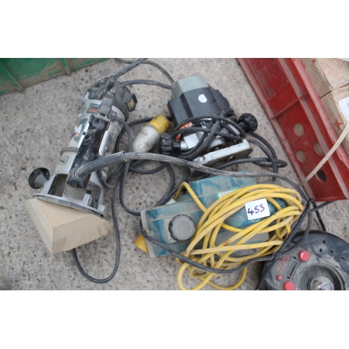 453 - 2 ROUTERS 240V AND PLANER 110V  NO VAT