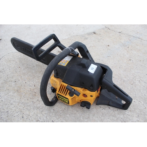 53 - A PETROL PARTNER 370 CHAINSAW - NO VAT