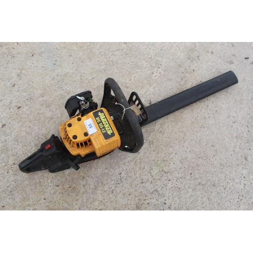 55 - A PETROL PARTNER HG 55 12 HEDGECUTTER - NO VAT