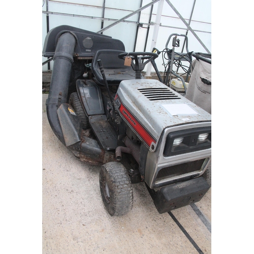 126 - LAWNFLITE RIDE ON LAWNMOWER NEEDS NEW BATTERY NO VAT