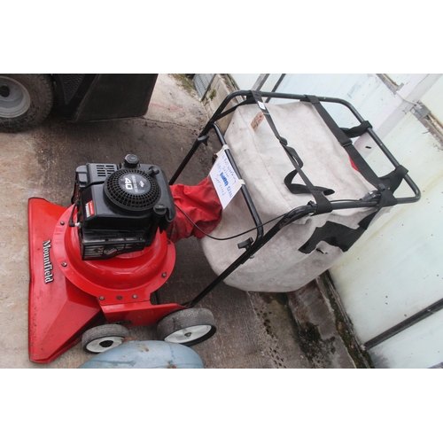 134 - MOUNTFIELD BRIGGS HEAVY DUTY GARDEN VAC (HAS BEEN SERVICED)  NO VAT