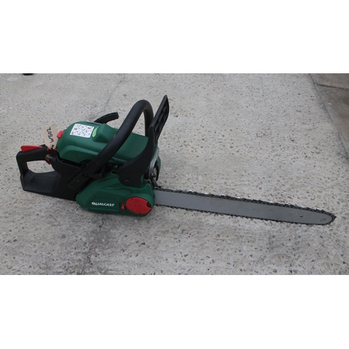 148 - QUALCAST GREEN CHAINSAW  + VAT