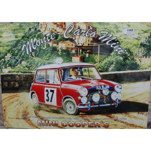 1548 - MINI COOPER SIGN  + VAT