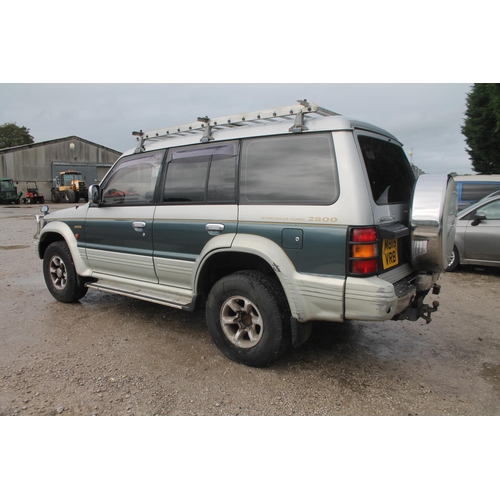 182 - 1995 MITSUBISHI PAJERO, 2.8 LTR DIESEL ENGINE, BUILT 1995 FIRST REG 2004 M816VRB MOT TILL 26.02.2024... 