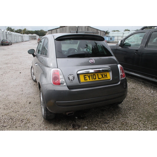 198 - FIAT 500 SPORT MULTISET 3 DOOR DIESEL MANUAL EY10LXH MOT 12/09/24 FIRST REG 01/03/10 82596 ENGINE 12... 