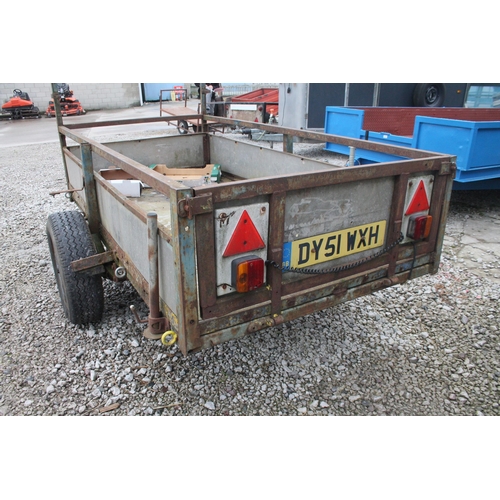 269 - A SINGLE AXLE CAR TRAILER NO VAT