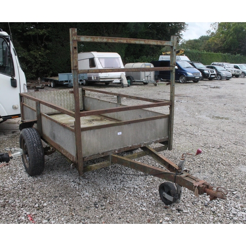 269 - A SINGLE AXLE CAR TRAILER NO VAT