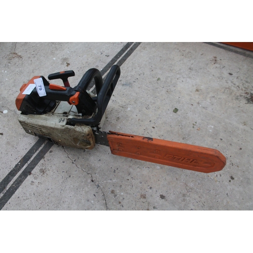 79 - STIHL M5200T CHAINSAW (WORKING) FROM A RETIREMENT DISPERSAL + VAT