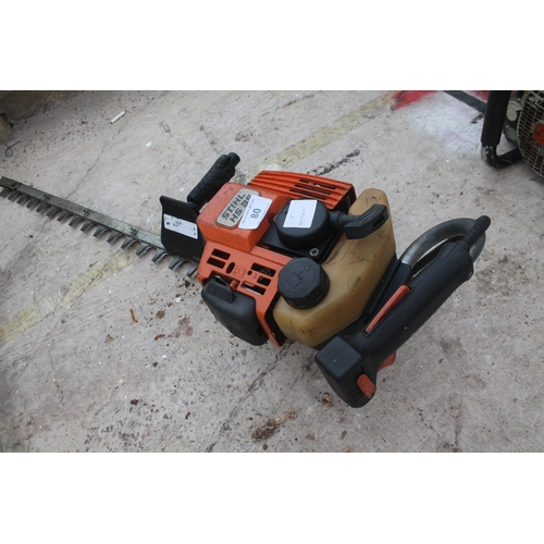 80 - STIHL O44 HEDGE TRIMMER (WORKING) FROM A RETIREMENT DISPERSAL + VAT