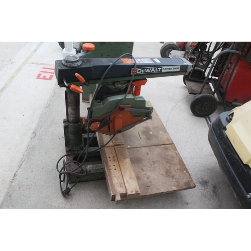 93 - DEWALT POWERSHOP SAW  NO VAT