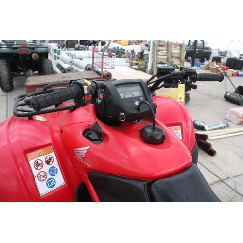 162 - HONDA 420 4 WHEEL DRIVE QUAD CU13GCX 2013 FULLY ROAD LEGAL GOOD WORKING ORDER WITH V5 + VAT