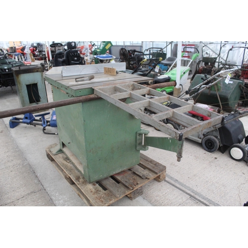 167 - WADKIN TABLE SAW NO VAT