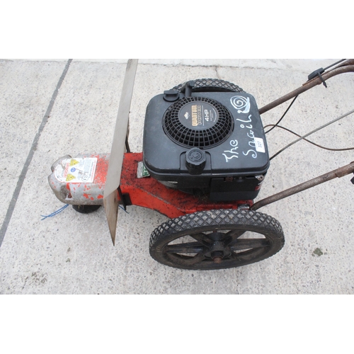 327 - QUANTUM POWER 4HP WHEELED STRIMMER  + VAT