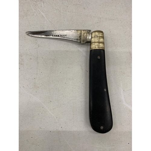 164 - A SAYNOR LAMB FOOT POCKET KNIFE