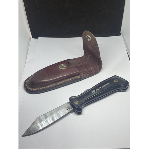 101A - AN EKA SWEDEN NOR MARK KNIFE WITH CASE