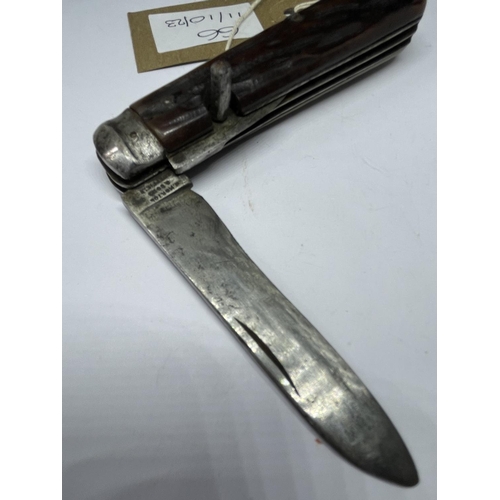 66 - A W MORTON AND SONS SHEFFIELD POCKET KNIFE