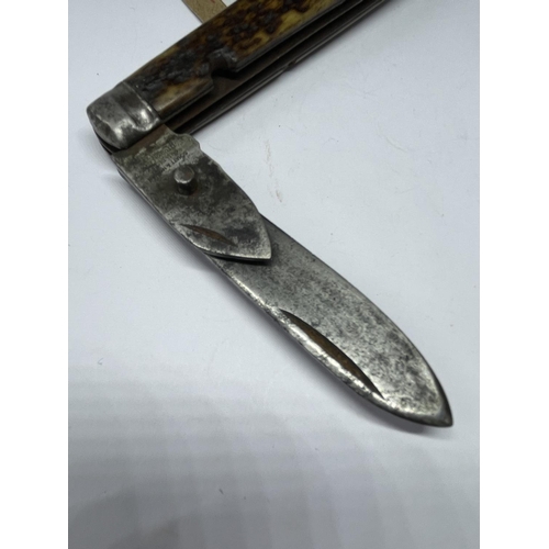 67 - A SHATT AND MORGAN TITUSVILLE POCKET KNIFE