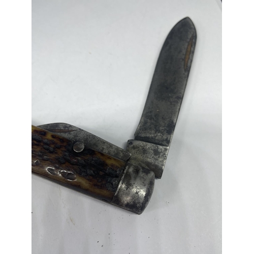 67 - A SHATT AND MORGAN TITUSVILLE POCKET KNIFE