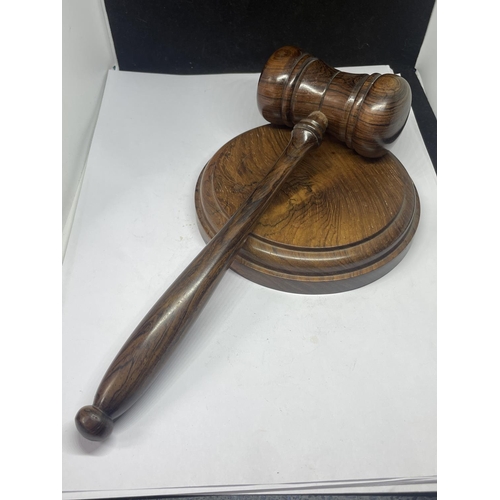 78 - AN ASPREY LONDON GAVEL