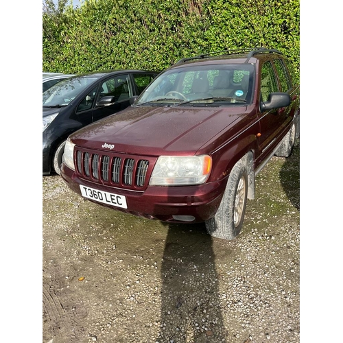 187 - JEEP GRAND CHEROKEE LIMITED V8 5 DOOR AUTOMATIC T360LEC 150190 MILES MOT 08/09/24 FIRST REG 19/05/99... 