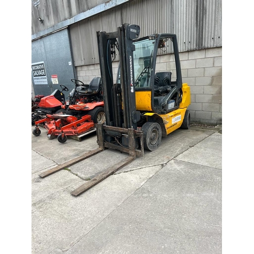 200 - JUNGHEINRICH DFG 25 BK 2.5 TONNE FORKLIFT 6533 HOURS SERIAL NUMBER 100036265 KEY IN THE PAY OFFICE +... 