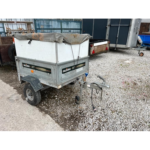 278 - DAXARA 107 CAR TRAILER NO VAT