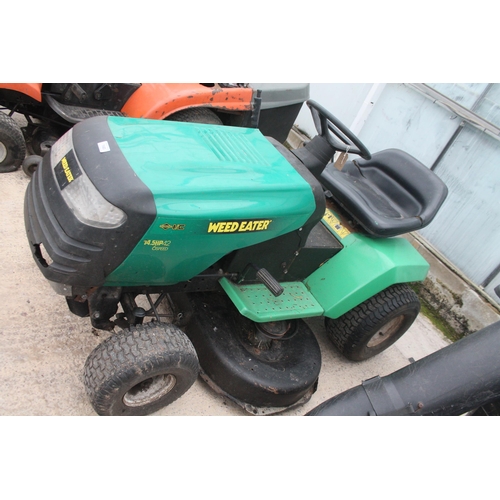 140 - WEED EATER 14.5HP 426 6 SPEED RIDE ON MOWER NO VAT