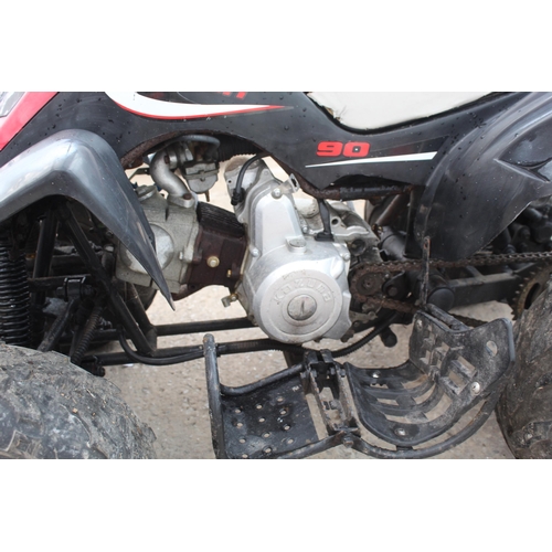 60 - 90CC FALCON QUAD BIKE - NEEDS NEW BATTERY  NO VAT