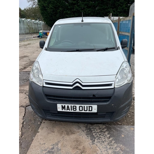 214 - CITRON BERLINGO 625 EN-PRISE HDI  PANEL VAN MA18OUD FIRST REG 37/03/18 APPROX 186000 MILES MOT 29/03... 