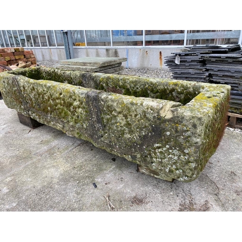 284 - A 6' STONE TROUGH NO VAT