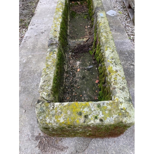 284 - A 6' STONE TROUGH NO VAT