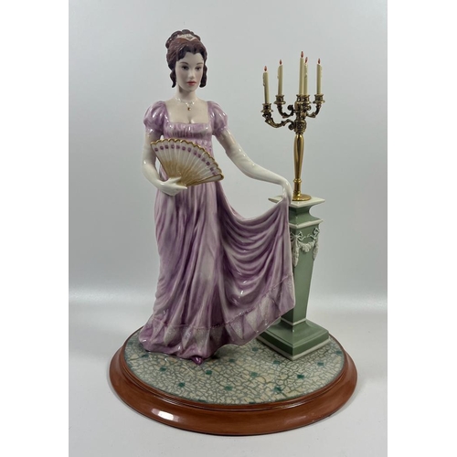 701 - A LIMITED EDITION JANE AUSTIN'S ELIZABETH'S SURPRISE FROM PRIDE AND PREJUDICE FIGURE, NUMBER 2695