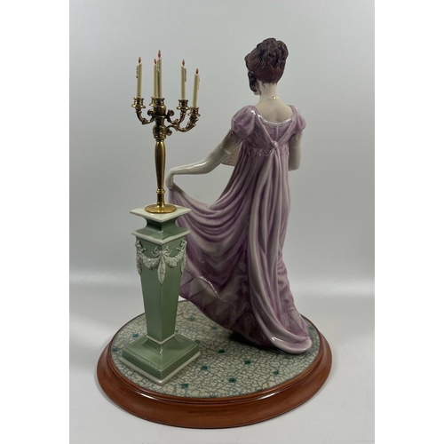 701 - A LIMITED EDITION JANE AUSTIN'S ELIZABETH'S SURPRISE FROM PRIDE AND PREJUDICE FIGURE, NUMBER 2695