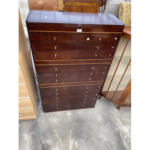 2766 - A MODERN CHEST OF TWELVE DRAWERS, 32