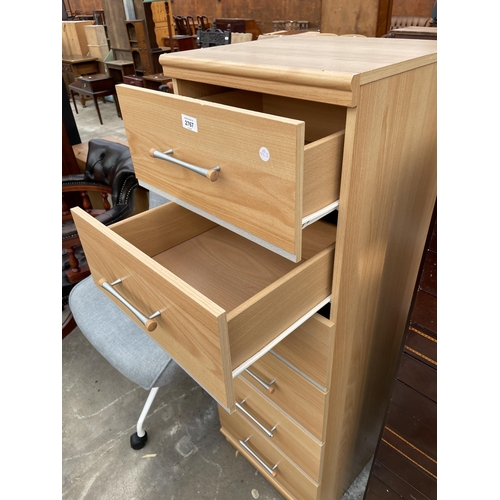 2767 - A MODERN CHEST OF SIX DRAWERS, 18