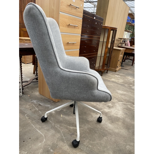 2768 - A MODERN GREY ARANAE SPIDER LEG CHAIR