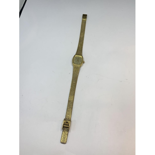 688 - A LADIES BULOVA WRIST WATCH