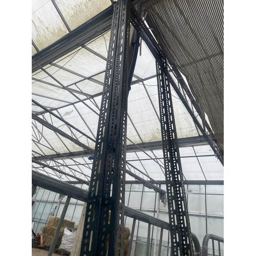 1810 - A LARGE QUANTITY OF METAL RACKING