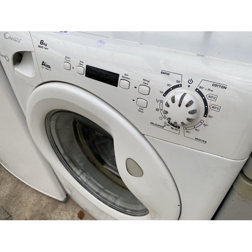 2356 - A WHITE CANDY 6KG WASHING MACHINE