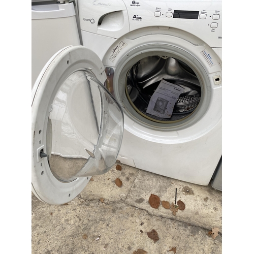 2356 - A WHITE CANDY 6KG WASHING MACHINE